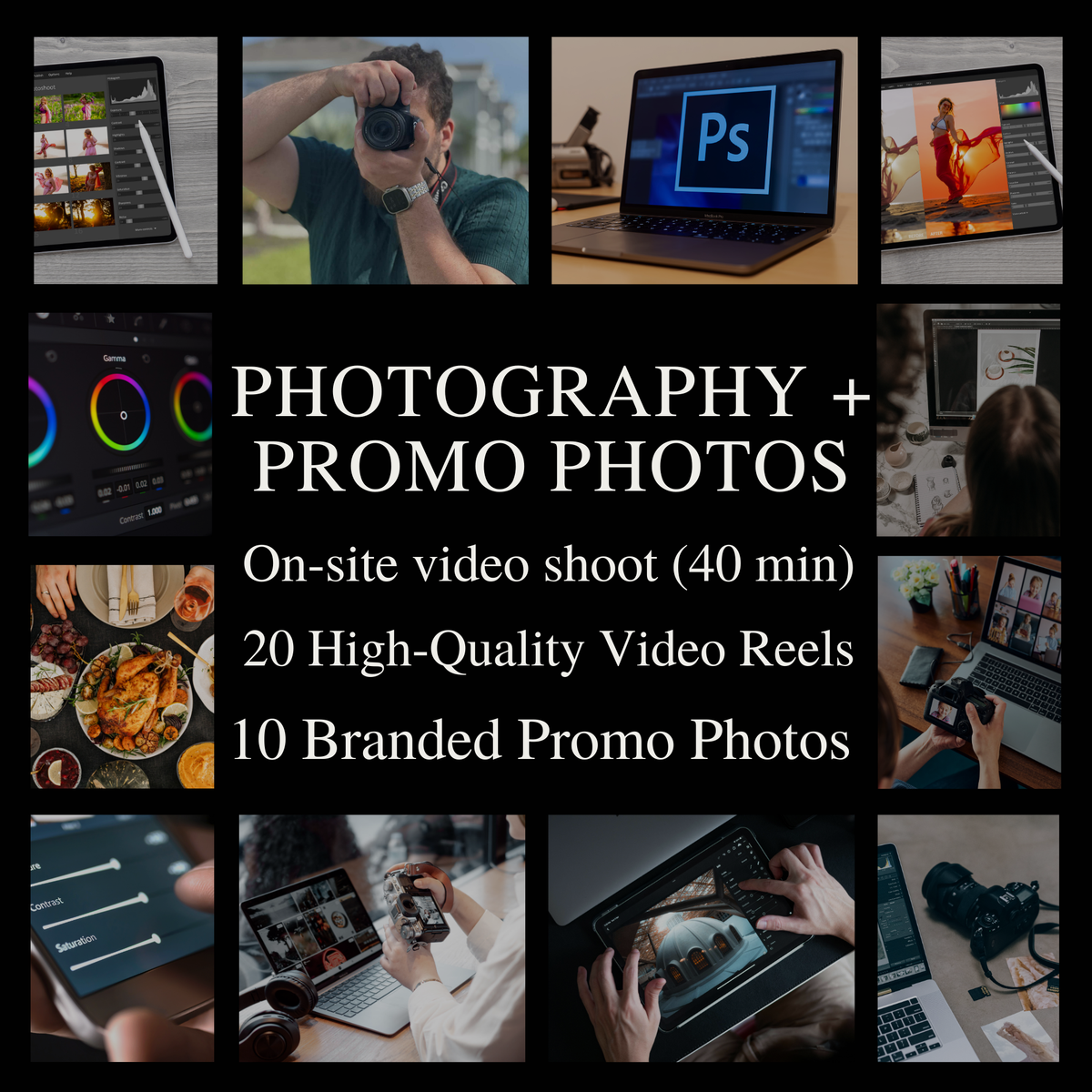 Photography + Promo Photos