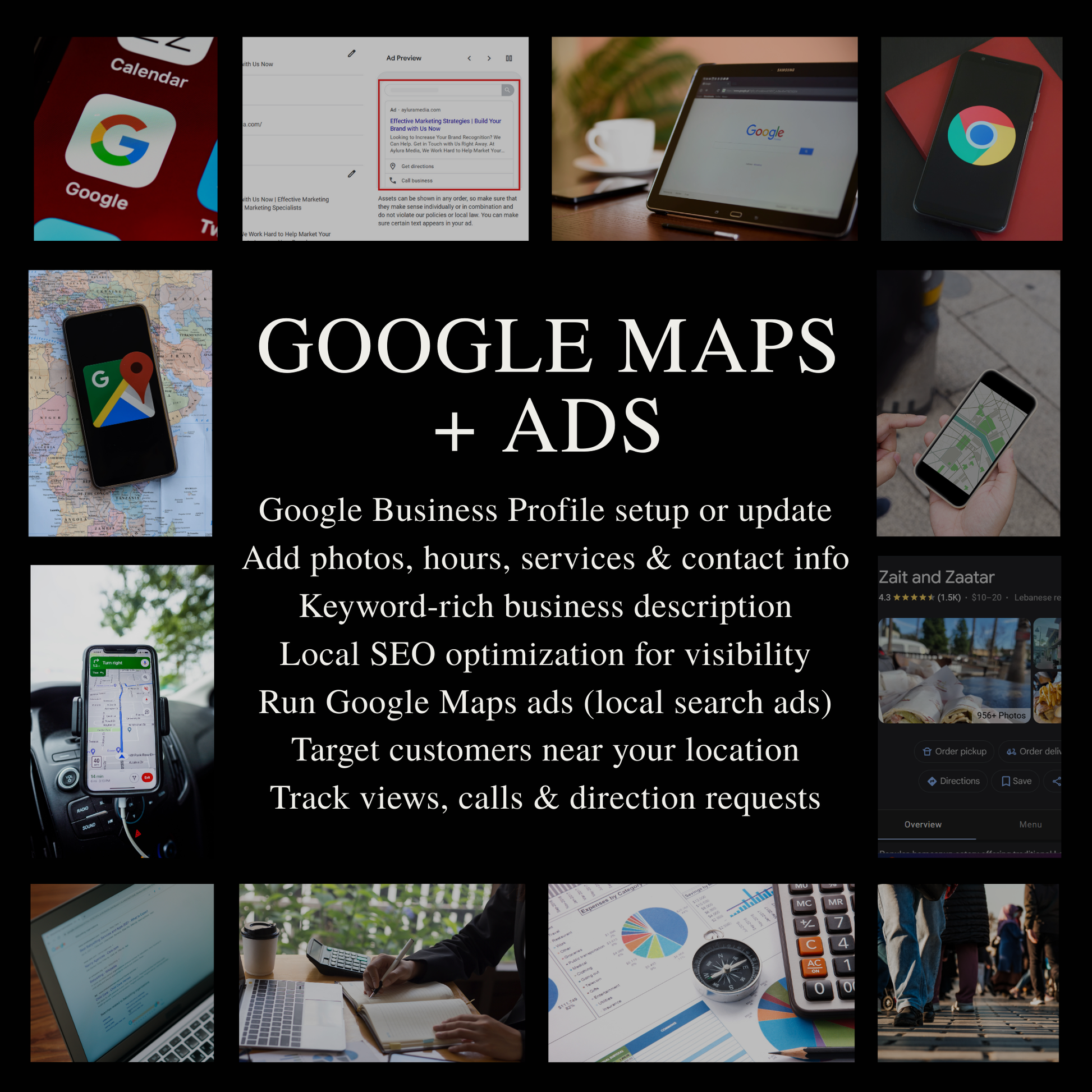 Google Maps + Ads per month